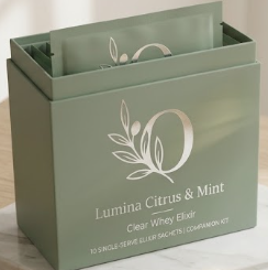 Crystal Whey Elixir | Lumina Citrus & Mint