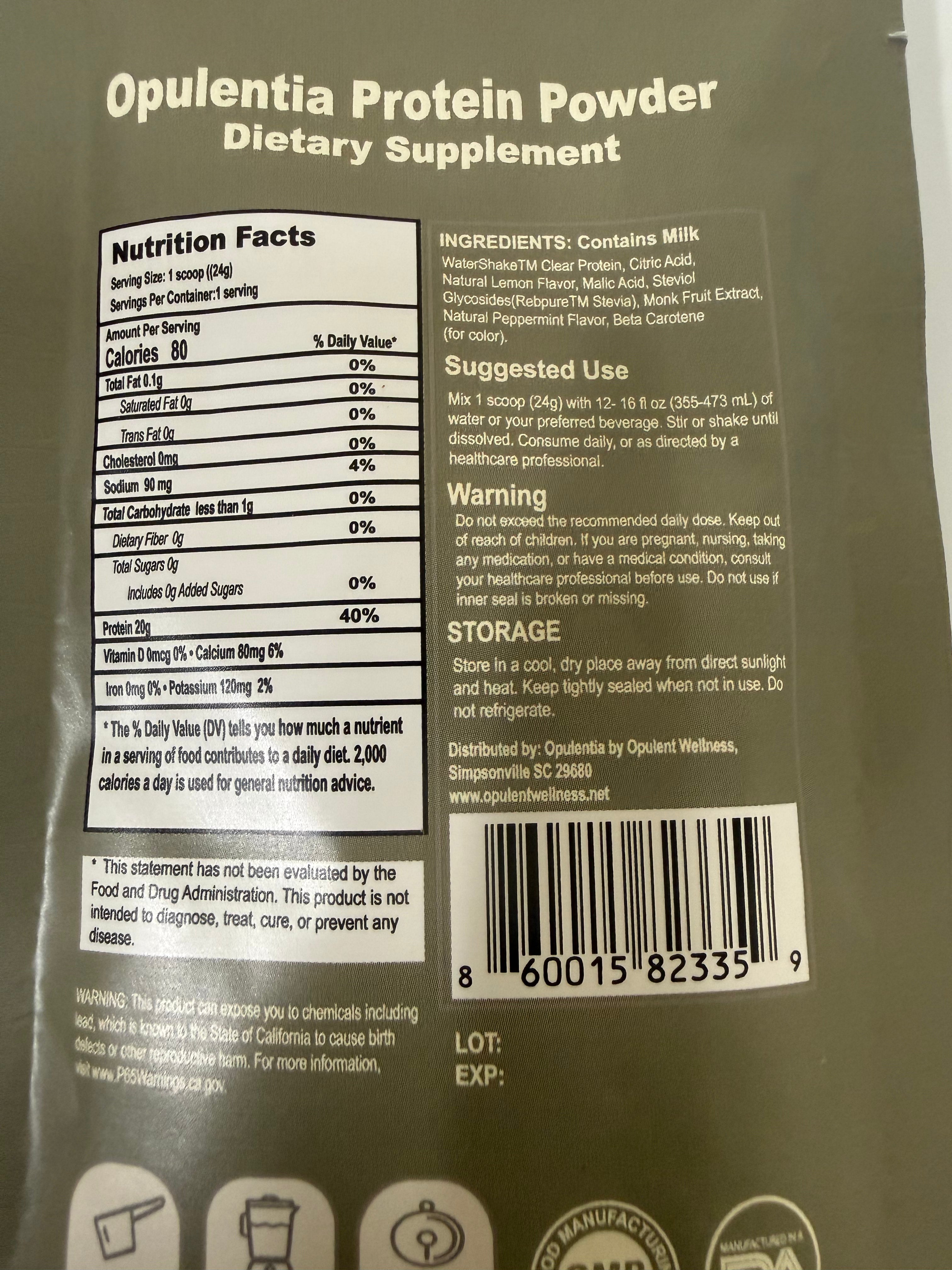Clear Whey Elixir | Lumina Citrus & Mint
